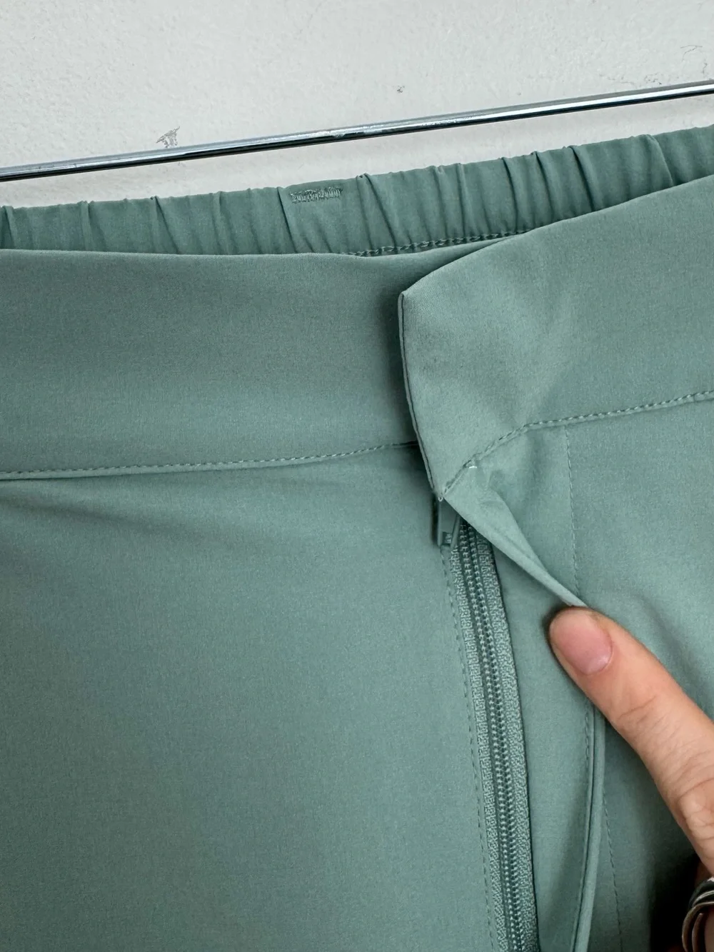 ALO YOGA wide leg trousers in teal